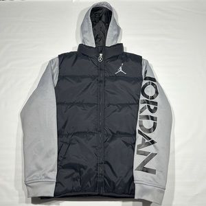 Boy’s Air Jordan Hoodie with Puffer Vest